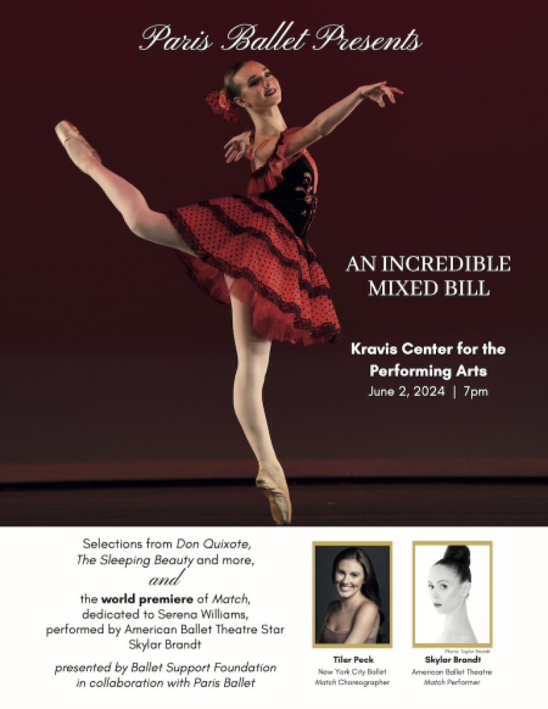 Paris Ballet at the Kravis Center June 2nd