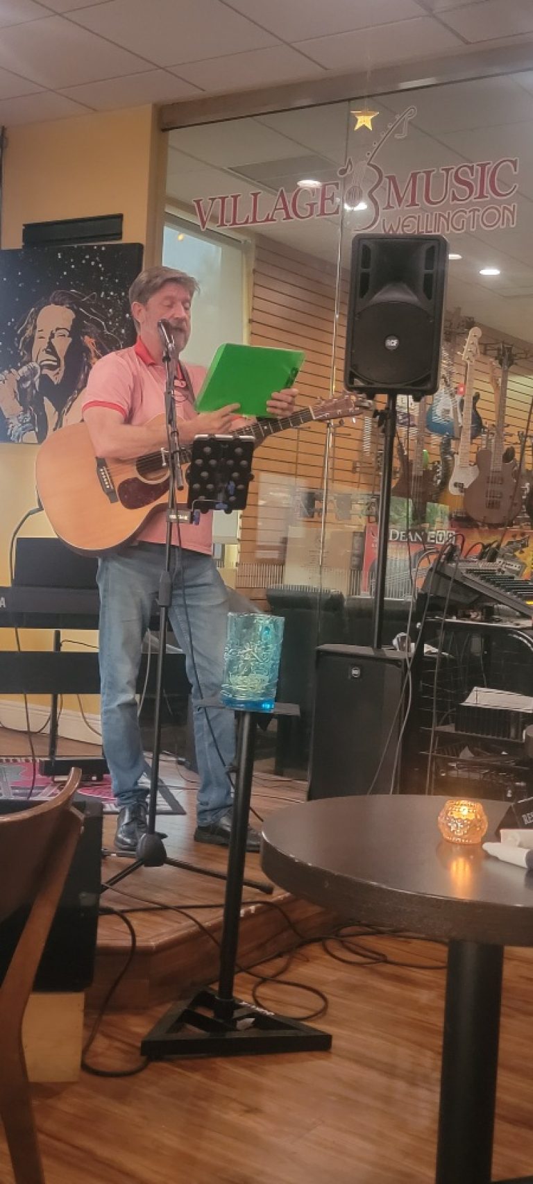 Oh, what a night…Open Mic at Village Music & Café in Wellington, Florida