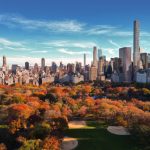 Autumn,Fall.,Autumnal,Central,Park,Ny,View,From,Drone.,Aerial