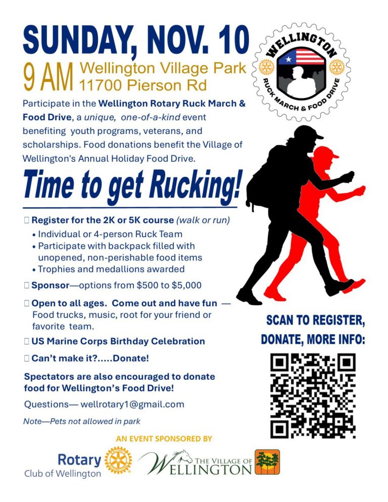 Save the Date: Wellington Ruck March on Nov. 10th