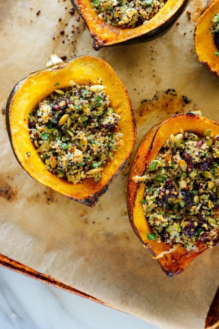 Vegetarian Stuffed Acorn Squash