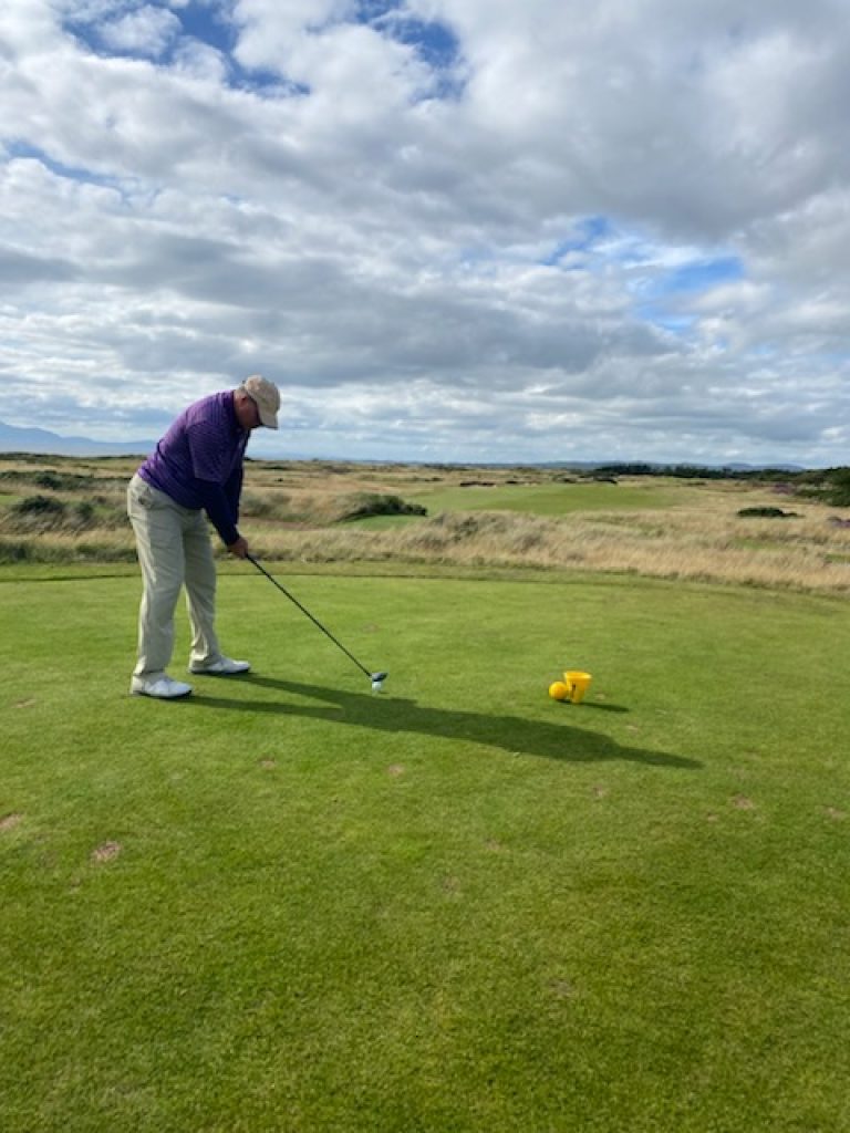 EXPERIENCING LINKS GOLF – PLUS FISH & CHIPS – IN SCOTLAND