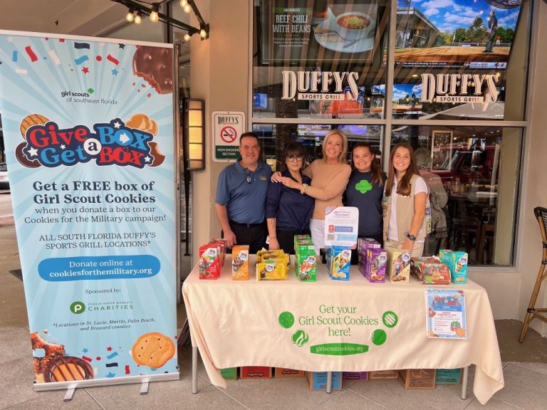 Girl Scouts of Southeast Florida Partners with Duffy’s Sports Grill