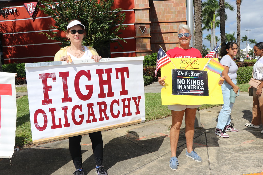 No Kings Rally in West Palm Beach