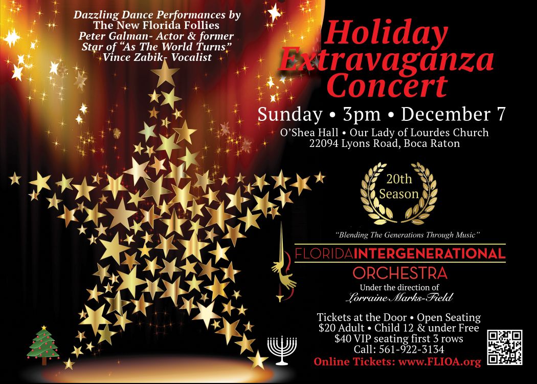 Come See Florida Intergenerational Orchestra’s Holiday Extravaganza